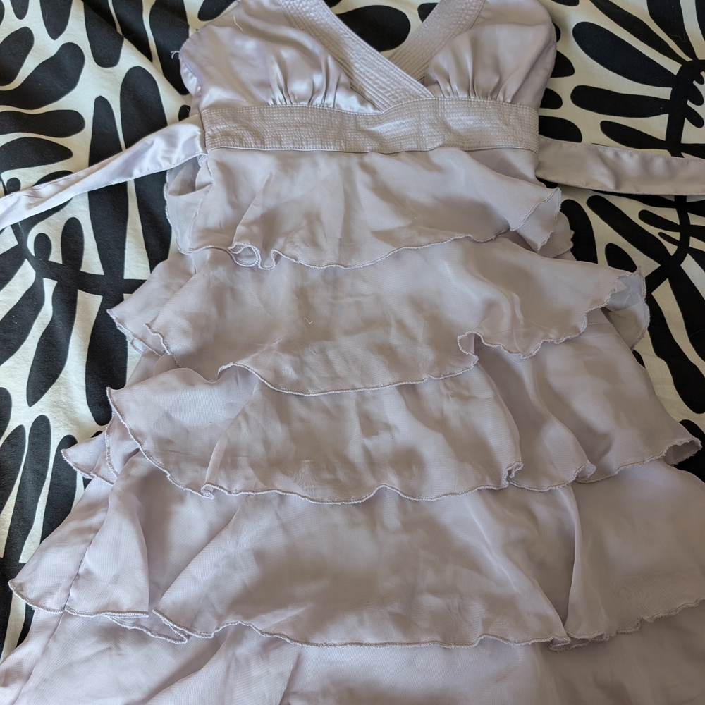 Lavender Ruffled Dress